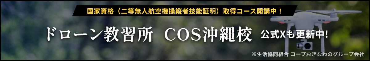 ドローン教習所  COS沖縄校リンク